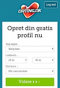 Screenshot Dating.dk mobile